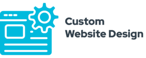 Vector image of a custom website design