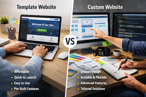 custom-website-vs-template